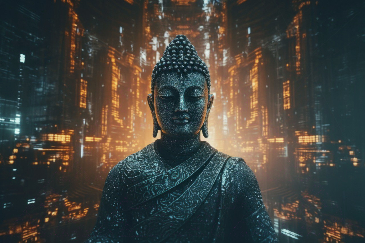 Mandala botanică în mișcare
